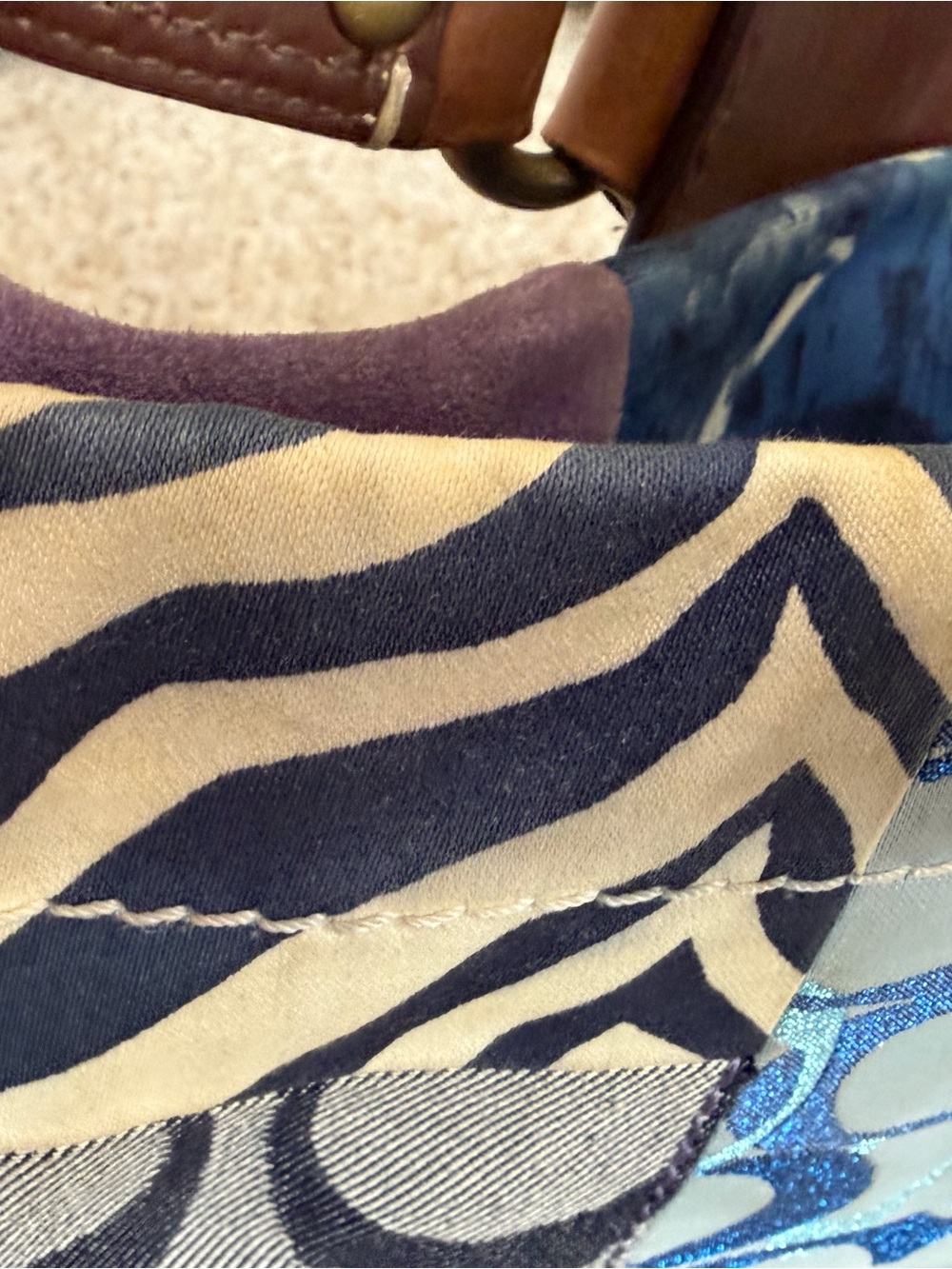 Coach Carly Patchwork Hobo - Picture 9 of 10